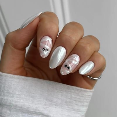 unghie halloween glazed